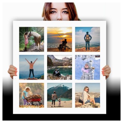 Poster  9 fotos tipo Instagram